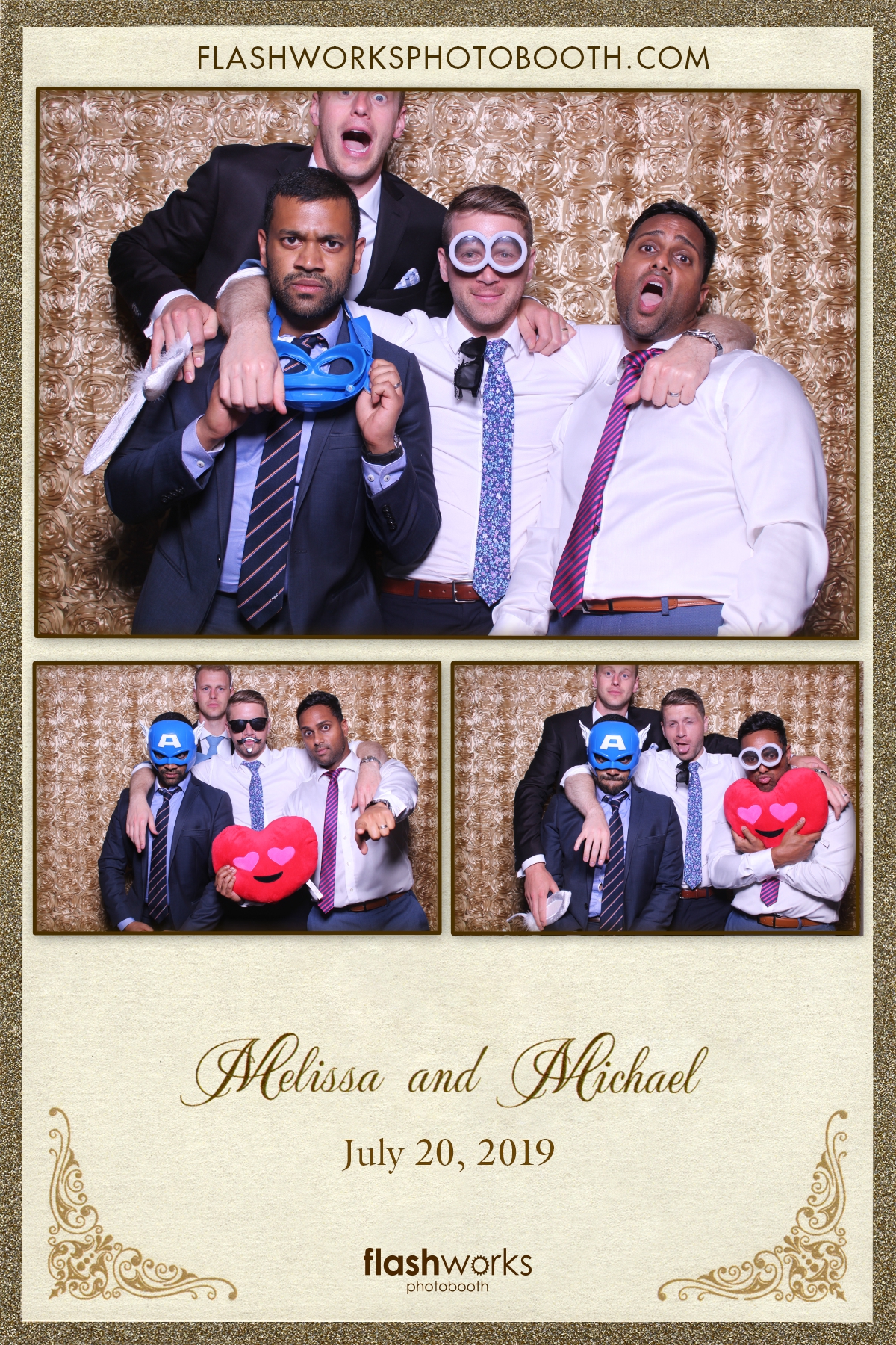 Michael and Melissa's Wedding | View more photos from the event at gallery.flashworksphotobooth.com/u/FlashworksPhotoboothInc/Michael-and-Melissas-Wedding